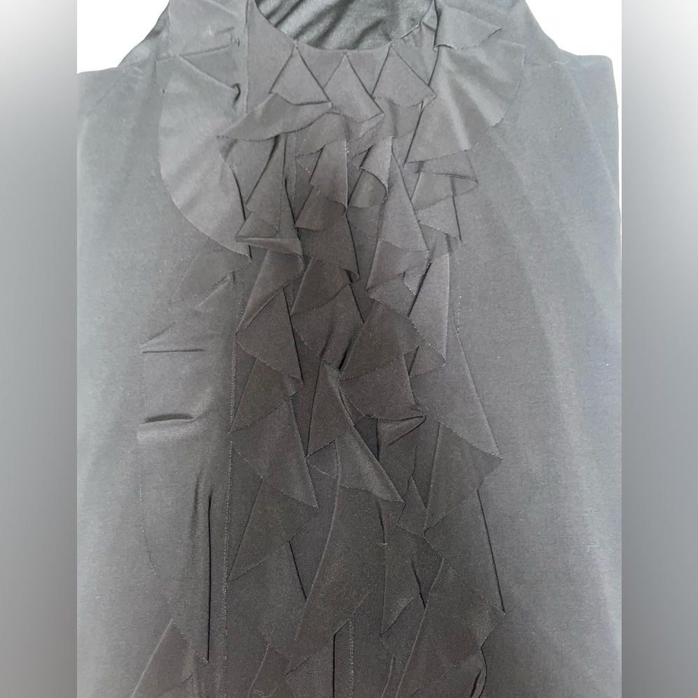 Spense Black Ruffle Formal Dress - Picture 2 of 3